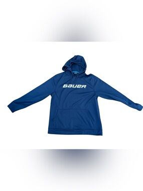 Men’s XL Bauer Blue Pullover Hoodie Sweater